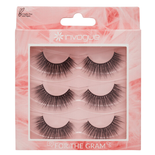 Invogue Multipack Lash Vault 3 3pcs Invogue Multipack Lash Vault 3 3pcs