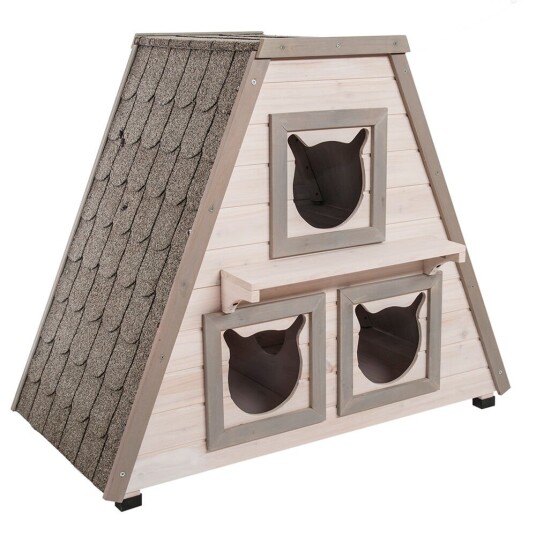 zooplus Exclusive Kattehus Madeira - L 90 x B 50 x H 75 cm