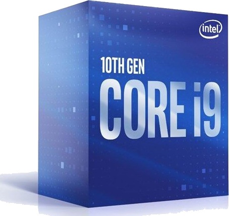 Intel Core i9-10900 Comet Lake Prosessor/CPU - 10 kjerner (Deca-core) - 2.8 GHz - Intel LGA1200 - Intel Boxed