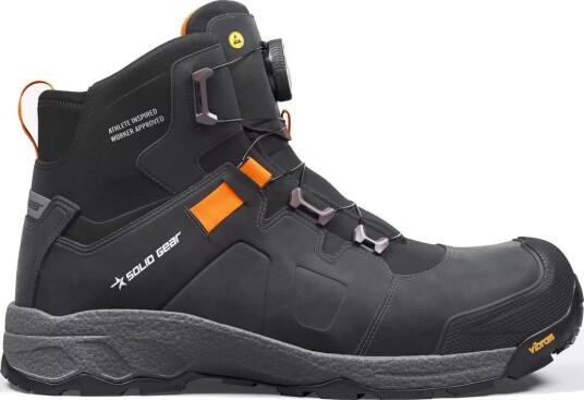 Solid Gear Vernestøvel Vapor 3 Mid S3S, ESD, Svart 47