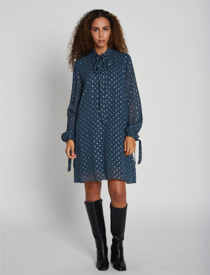 Bruuns Bazaar Dietesbbauriels Dress - Blue - 34 Bruuns Bazaar Dietesbbauriels Dress - Blue - 34