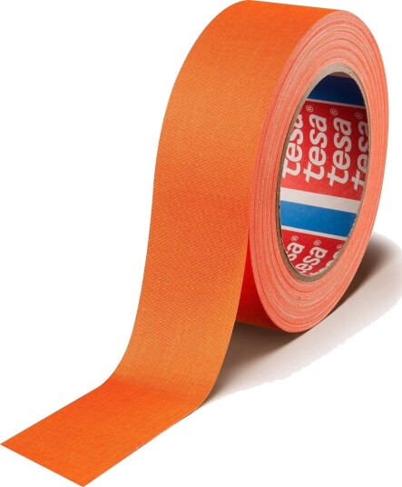 TESA 4671 Highlight gaffa 50mm x 25m, fluoriserende oransje