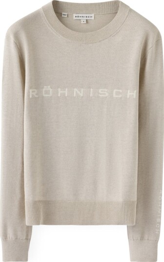 Röhnisch Team Crewneck Golfgenser dame Oatmeal XXX Large Röhnisch Team Crewneck Golfgenser dame Oatmeal XXX Large