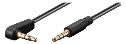 MicroConnect 50 cm Lydkabel 3.5mm Gullbelagt Svart MicroConnect 50 cm Lydkabel 3.5mm Gullbelagt Svart