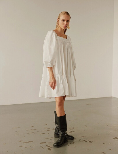 Sofie Schnoor Lolasw Dress - White - 36 Sofie Schnoor Lolasw Dress - White - 36