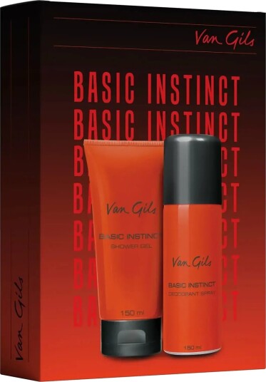 Van Gils Basic Instinct Set W. Deo Spray 150 Ml + Shower Gel 150 Ml 300 Ml   Nude   300 ML