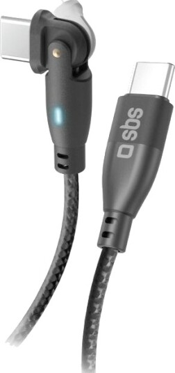 Sbs Flexi 1 M Usb C Usb C Usb 2.0 Sort Sbs Flexi 1 M Usb C Usb C Usb 2.0 Sort