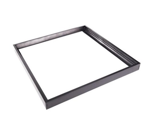 Sort Ramme for LED Panel 60cm med Hurtig Montering