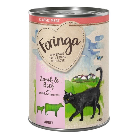 Feringa Økonomipakke Classic Meat Meny 24 X 400 G Til Sparepris! Lam & Storfe
