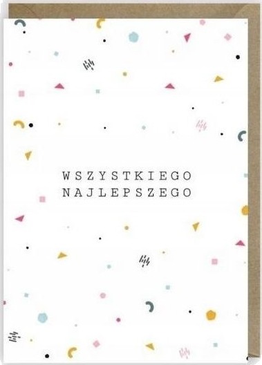 Bursdagskort Med Øko Konvolutt K018
