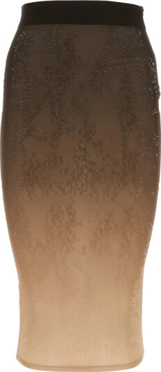 Andrea Adamo Dame Skjørt Brun S,