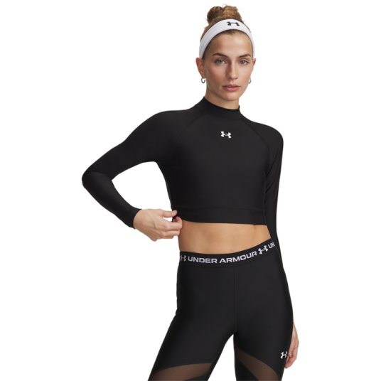 Under Armour Heatgear Langermet Treningstrøye Svart Black XS Under Armour Heatgear Langermet Treningstrøye Svart Black XS