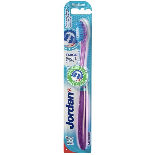 Jordan Target Teeth & Gum Tannbørste Medium