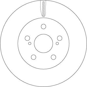 Bremseskive TRW DF6734