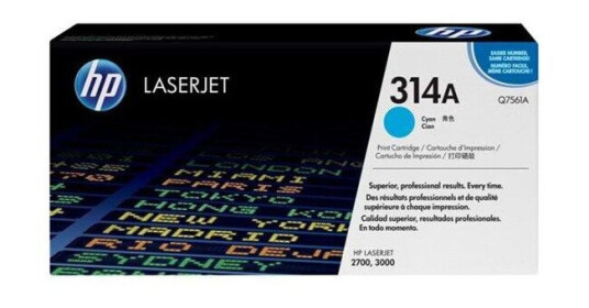 HP 314A / Q7561A - Laser Toner - Laser toner Blå HP 314A / Q7561A - Laser Toner - Laser toner Blå