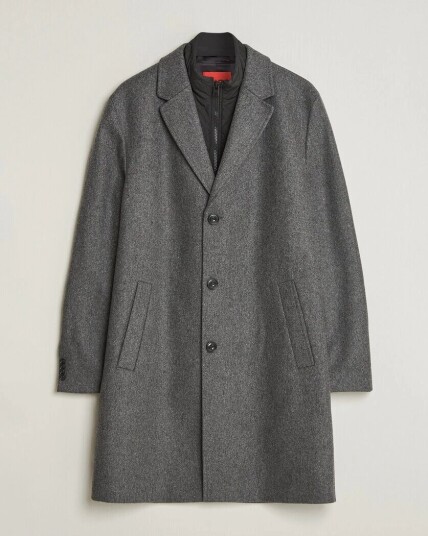HUGO Milogan Bib Coat Dark Grey