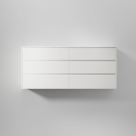 INR Iconic Nordic Rooms Terra Servantskap Pure White / 160cm Dobbel Grip