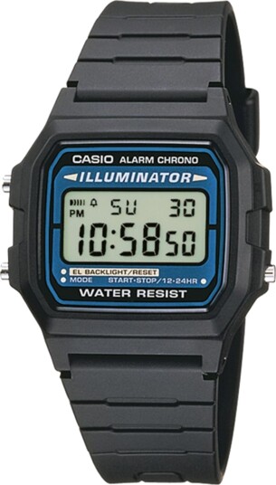 Casio Herreklokke F 105W 1AWYEF Collection Resinplast 35.4x39 mm Casio Herreklokke F 105W 1AWYEF Collection Resinplast 35.4x39 mm