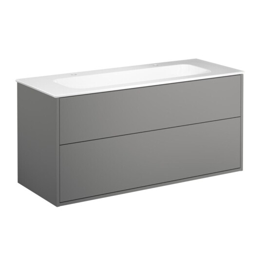 Gustavsberg Artic møbelpakke, 120x47 cm, grå/hvit Gustavsberg Artic møbelpakke, 120x47 cm, grå/hvit
