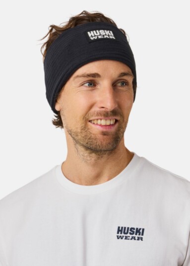 Huski Wear WAFFLE HEADBAND BLACK ONESIZE Pannebånd Huski Wear WAFFLE HEADBAND BLACK ONESIZE Pannebånd