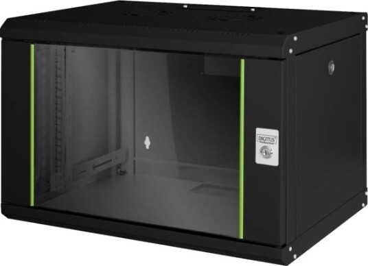 Digitus Dn-19 07-U-Sw Veggmonterbar Hylle 7U 100 Kg Nøkkellås Svart