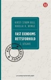 Fast eiendoms rettsforhold : kort og godt, Pent brukt bok med markeringer