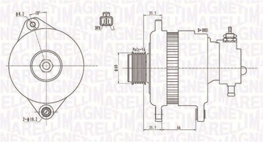 Dynamo MAGNETI MARELLI 063731899010
