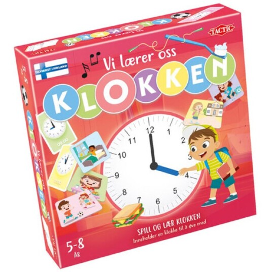 Tactic Vi Lærer Oss: Klokken - Lærespill for Barn fra 5 år