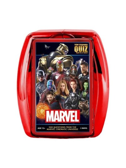 Winning Moves Marvel Cinematic Universe Top Trumps Quiz Card Game English