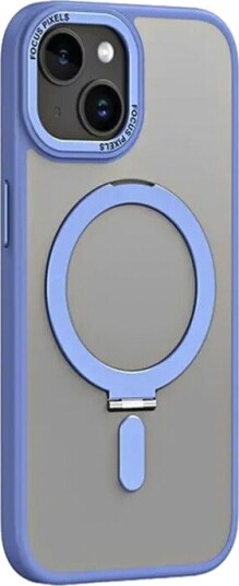 Trolsk Mobildeksel med MagSafe og Stativ (iPhone 15) Blå