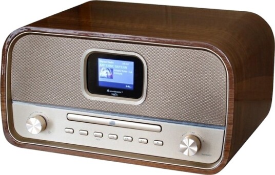 Soundmaster DAB970BR Mini Radio med Bluetooth og CD i Brun og Svart Soundmaster DAB970BR Mini Radio med Bluetooth og CD i Brun og Svart