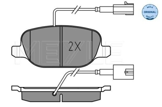 Bremseklosser MEYLE 025 238 1118