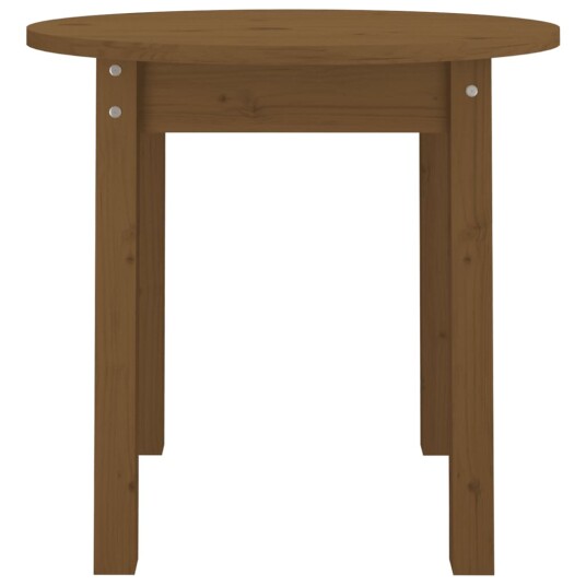 vidaXL Salongbord honningbrun Ø 45x40 cm heltre furu