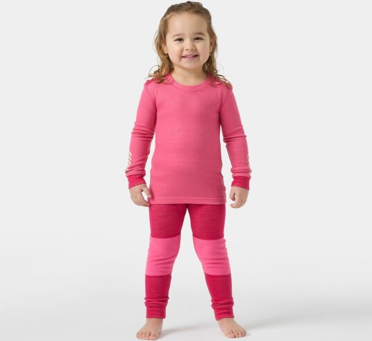 Helly Hansen Lifa® Merino Ull Undertøysett Barn Rosa 104