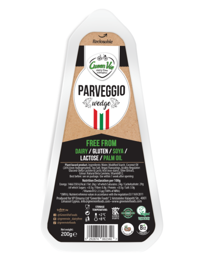 Greenvie Parveggio Parmesan Blokk 200gr Greenvie Parveggio Parmesan Blokk 200gr