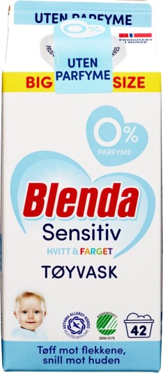 BLENDA SENSITIV HVITT & FARGET 1,5L BLENDA SENSITIV HVITT & FARGET 1,5L