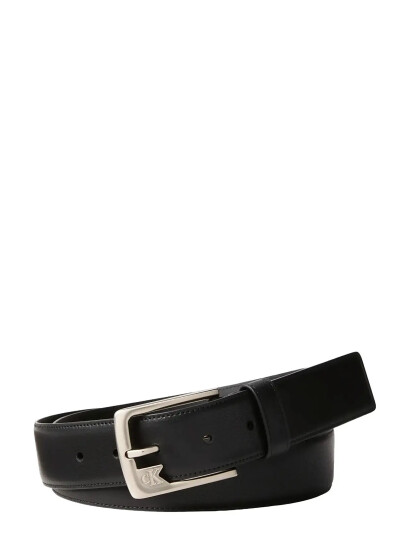 Calvin Klein Oval Buckle Shiny Strap 15Mm - Black - 95