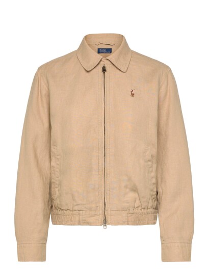 Polo Ralph Lauren Linen Windbreaker Beige L Polo Ralph Lauren Linen Windbreaker Beige L
