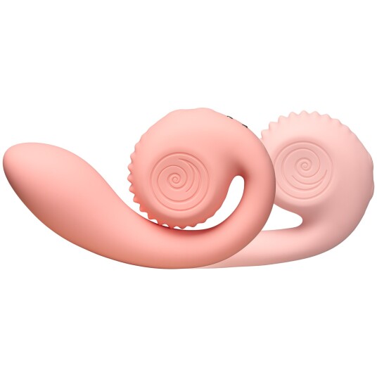 Snail Vibe Gizi Oppladbar Dual Vibrator Coral Snail Vibe Gizi Oppladbar Dual Vibrator Coral
