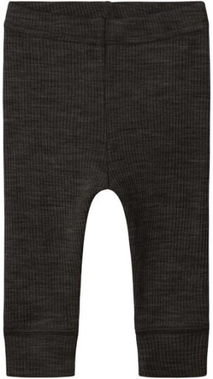 Name It Nbnwax Wool Rib leggings til baby Black