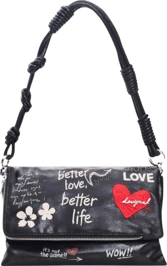 Desigual Dame Vesker Svart ONE SIZE,