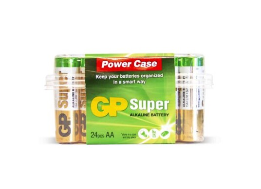 GP Super Batteri 1,5V AA 24-Pack
