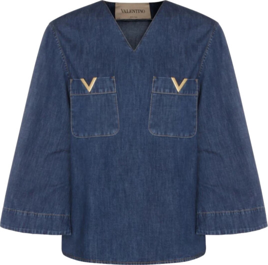 Valentino Garavani Dame Bluser & Skjorter Blå S,