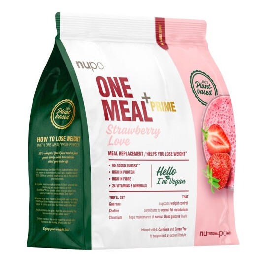 Nupo One Meal +Prime Strawberry Love 360 g Slankekur