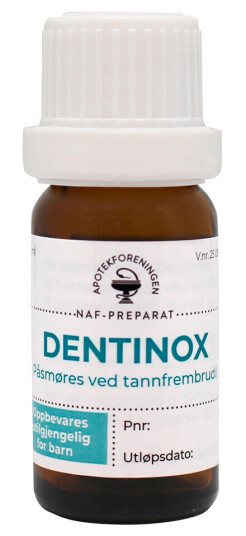 NAF Dentinox NAF oppløsning til tannkjøtt, 10 ml