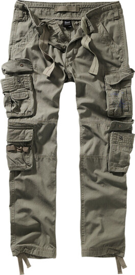 Brandit Pure Slim Fit Bukse XXL Grønn Brandit Pure Slim Fit Bukse XXL Grønn