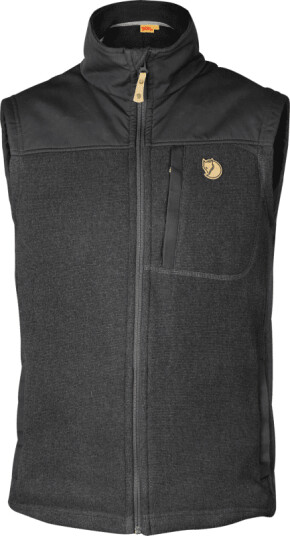 Fjellreven Men's Buck Fleece Vest Grå XS Man