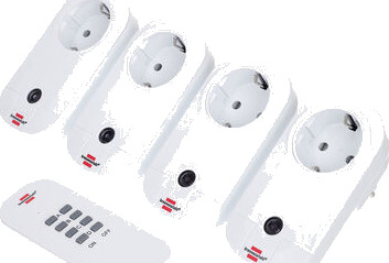 Brennenstuhl RC Switch Sockets Set of 4 Brennenstuhl RC Switch Sockets Set of 4
