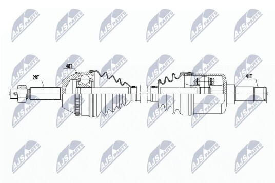 Nty Drivaksel NTY NPW FR 062