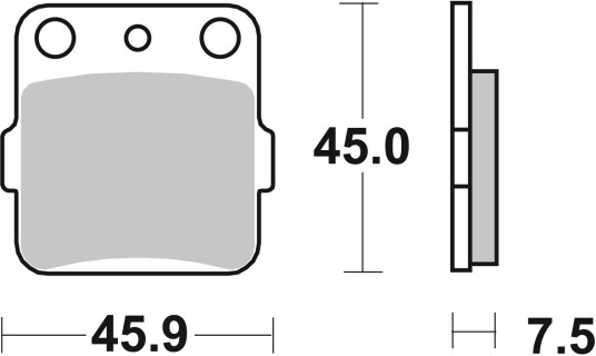 sbs 592RSI Bremseklosser